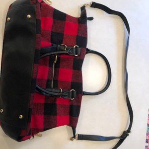 Preloved Checkered Crossbody Bag